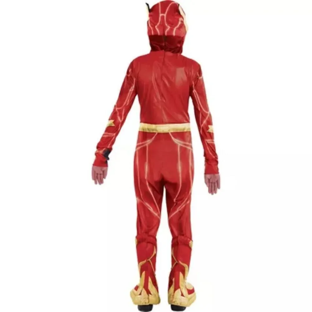 The Flash Kids Light Up Costume DC Studios Size Large 12-14